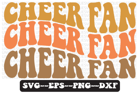 Cheer Fan Wavy Retro Svg Design: A Designer’s Perspective