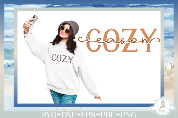 Cozy Season Knockout Text SVG: A Designer's Perspective