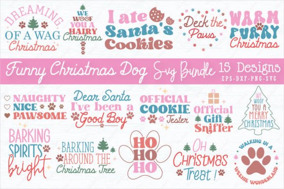 Funny Christmas Dog Saying SVG Bundle Review for Real Projects