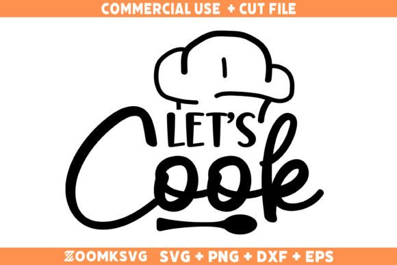 Funny Kitchen Quote Let's Cook SVG Review for Real Projects