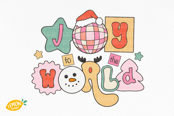 Retro Christmas Quote Joy to the World Review