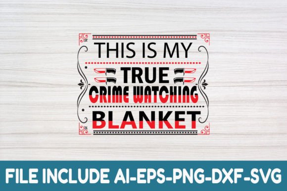 True Crime Watching Blanket Embroidery Design Review